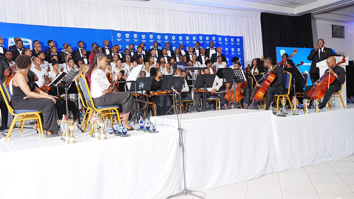 StandardBankSZ's tweet photo. Bringing the heat, one harmony at a time. 💙
This is where the best voices battle for greatness.🏆🎵
#ChoralChampionship #BlueLove https://t.co/RuLlkDxMEF
