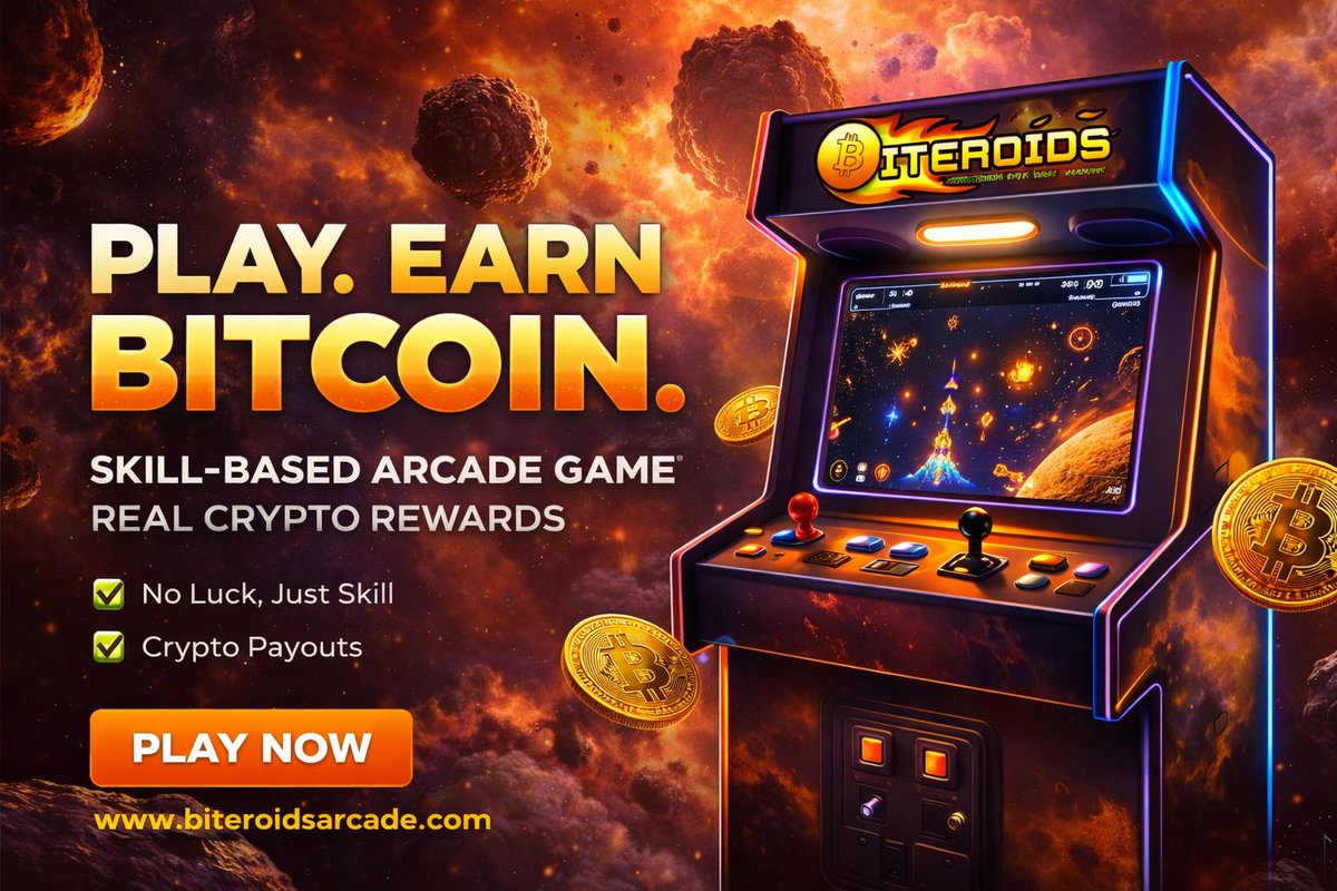 biteroidsarcade's tweet photo. @MicroLaunchHQ ☄️ Blast through waves of crypto-themed asteroids in the most addictive retro arcade reboot on the web.  

🕹️Climb the leaderboards and etch your name into arcade history.  

👉 https://t.co/cEnPpIEHeD https://t.co/vbdgxe20R7