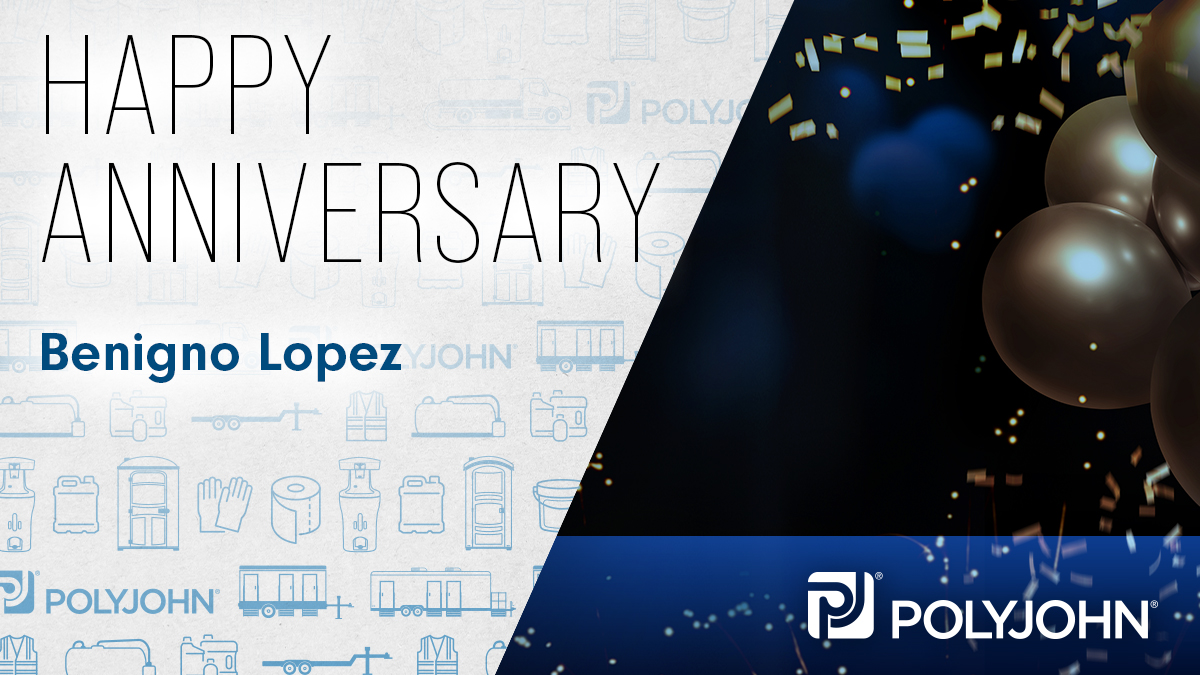 POLYJOHN's tweet photo. It's time to recognize another employee milestone.

Today is Benigno Lopez's 5-year anniversary with the company. We look forward to many more years of his contributions!

Happy anniversary, Benigno! We hope you're having an amazing day!

Give Benigno a shout-out! 🎊👏 https://t.co/4ENNuMGNnV