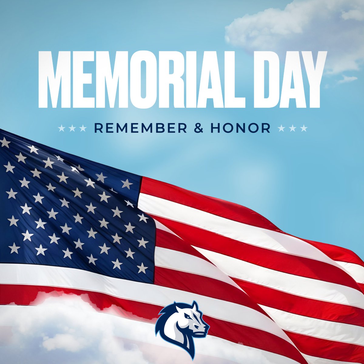 MercyMavericks's tweet photo. Today we honor the heroes who made the ultimate sacrifice to protect our country. Land of the free because of the brave. https://t.co/jnfd58uuMU