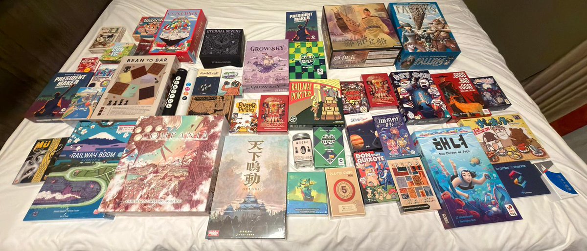 tuncerny's tweet photo. 小さなトラブルはあったものの、2年連続で参加する機会をいただいた東京ゲームマーケットに、また参加できる日を今からとても楽しみにしています。

特に @tricktakers、@lazini_game、Jinhee Han さん、そして @DimidiumB をはじめ、ゲームマーケットで出会った皆さん、本当にありがとうございました。皆さんのおかげで、今回も忘れられない素晴らしい体験になりました。