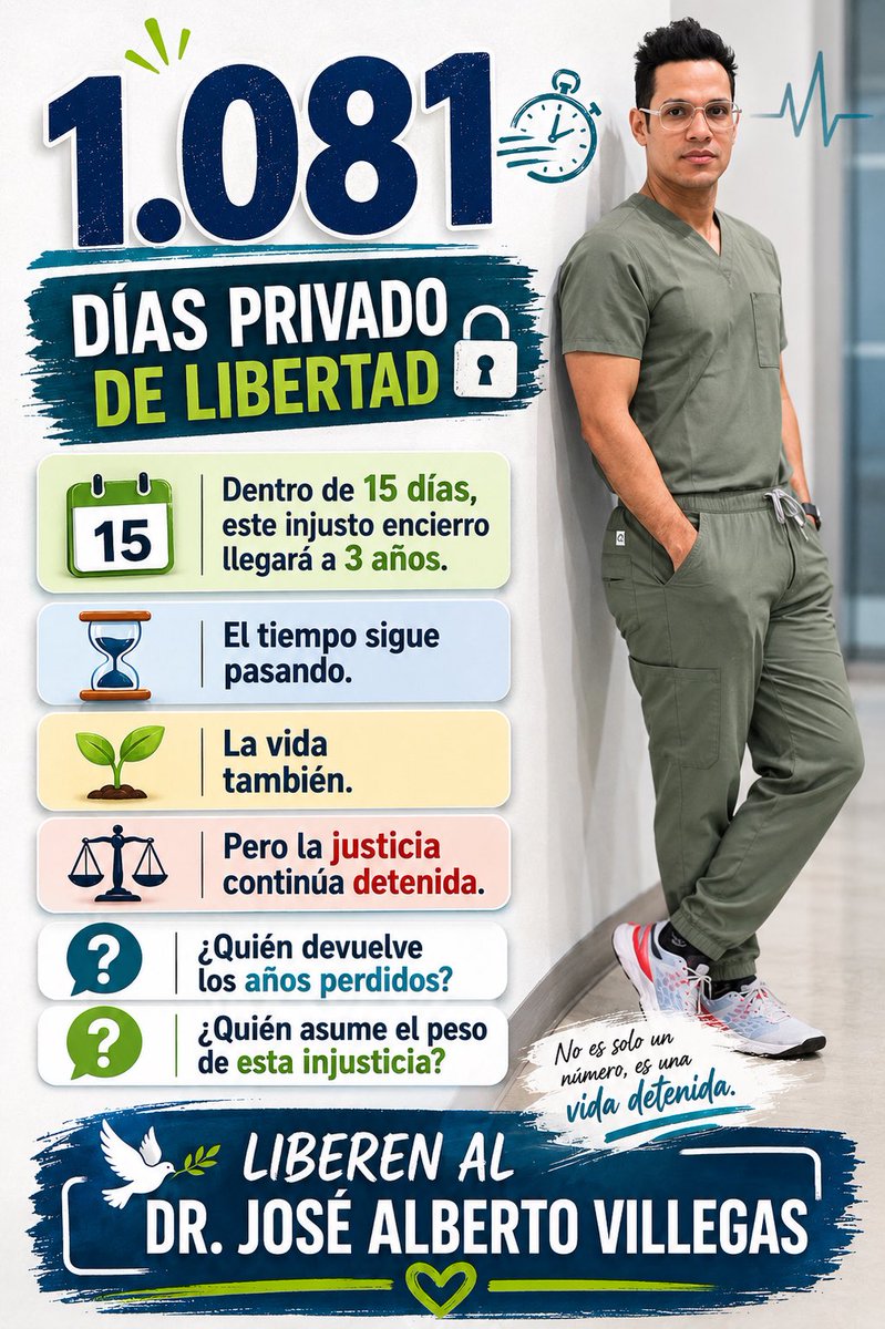 Libertad para el Dr José A Villegas tweet media