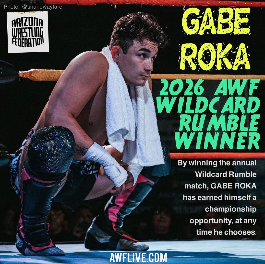 congratulations GABE ROKA on winning the 2026 AWF Wildcard Rumble