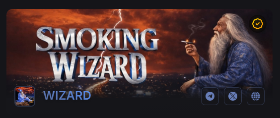 dolesgems's tweet photo. Smoking $WIZARD is now verified on @holderscan 

🚬🧙‍♂️

Check it out:
https://t.co/11gCpEagWh https://t.co/rCPnYAV35B