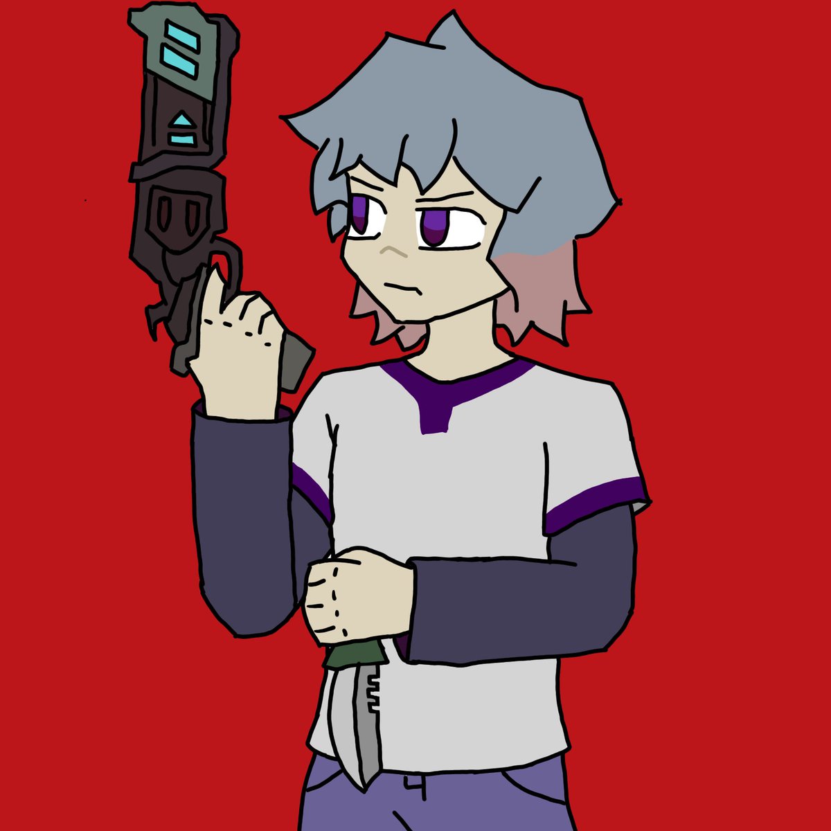 SoftBf97555's tweet photo. Ootro dibujo culero de slake (es que lo hice en celular jaja) https://t.co/tmPguQo1J2
