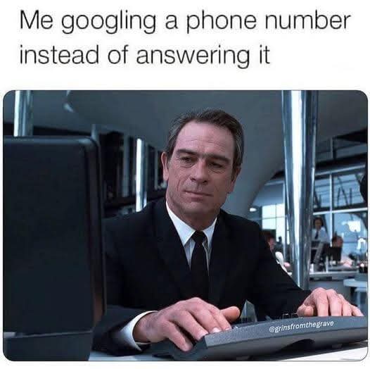 KevTechSupport's tweet photo. Literally me when someone randomly calls me lol 😆 

#itsupportspecialist #desktopsupport #desktopsupporttechnician #careers #systemadministrator #systemsengineer #systemengineer #systemadministration https://t.co/8lPEyf8Nf7