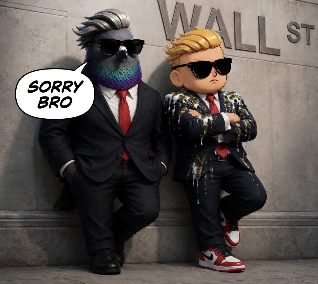 Wall_StPigeon's tweet photo. Sorry bro your portfolio isn't safe. @wallstreetbets @WallStreetMav @WallStreetMrkts https://t.co/0ws5C4tsOC