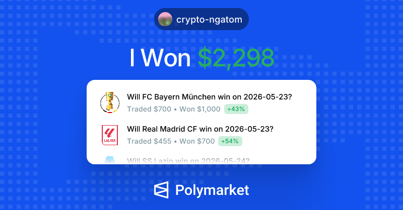 crypto_ngatom's tweet photo. yesterdays winning bets 
#POLYMARKET $POLY https://t.co/jZbmNQY7G2