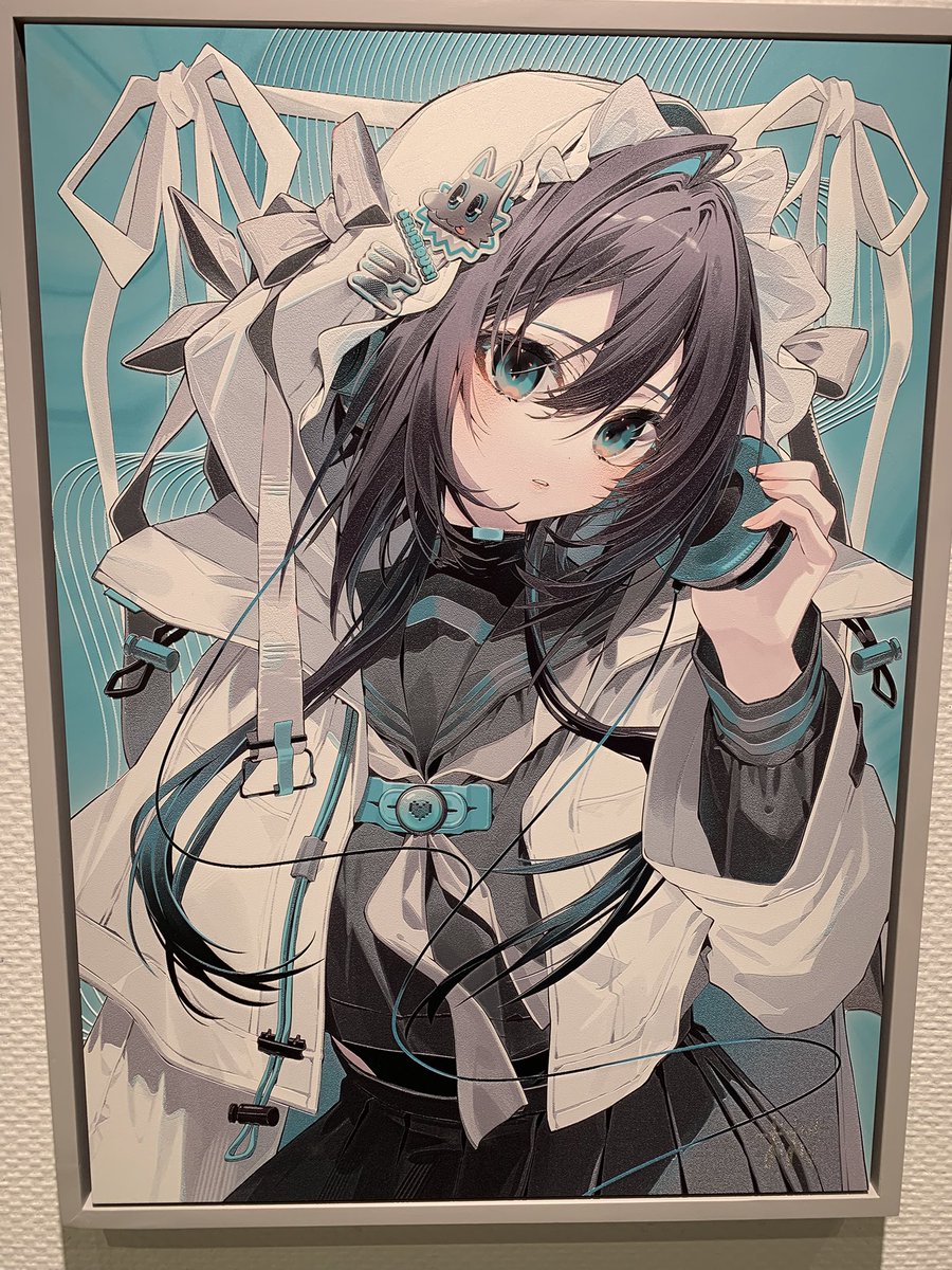 おしお先生の個展行ってきました〜 どのイラストもめっちゃ好き taleの