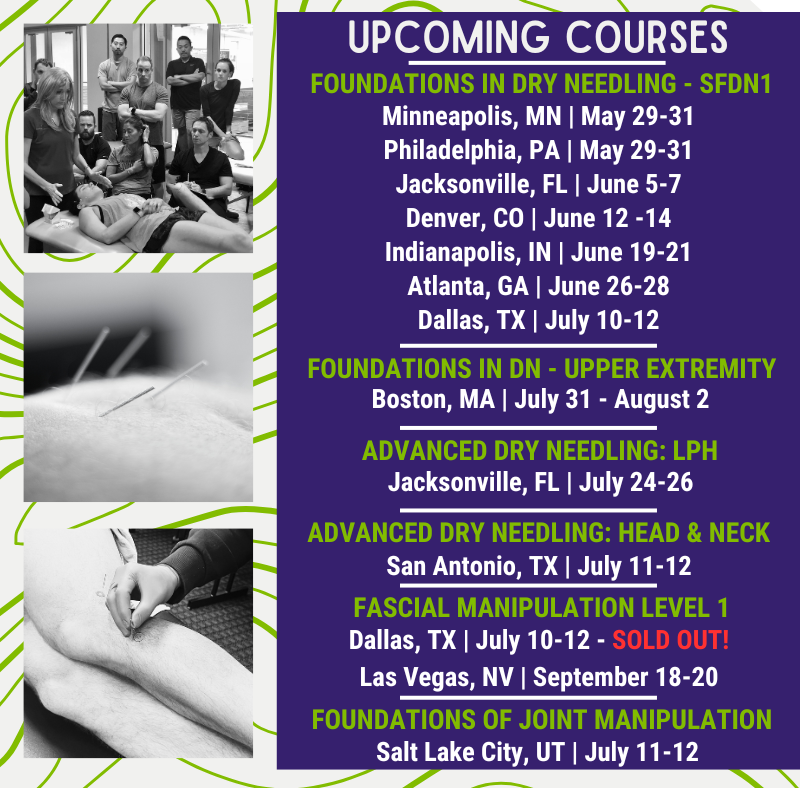 sfdryneedling's tweet photo. Train with the best!

Are you looking to incorporate a treatment that delivers positive patient outcomes, effective pain management, and improved function? Join us to elevate you skillset!

Register Now 👉 https://t.co/wIRQiVqQHX

#structureandfunction #sportsmedicine https://t.co/3nTv7Y8cR7