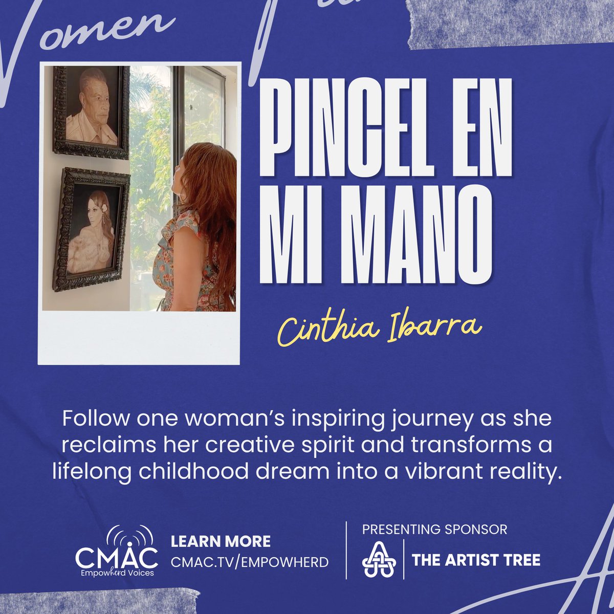 CMACTV's tweet photo. EmpowHERd Voices Showcase is just around the corner!

Meet some the filmmakers behind the cohort Kass, Cinthia, and Eve. Their films spotlight women from across the Central Valley who are pursuing their dreams.

RSVP https://t.co/rynf1Isy80

💜 The Artist Tree https://t.co/1sV5AUEQbh