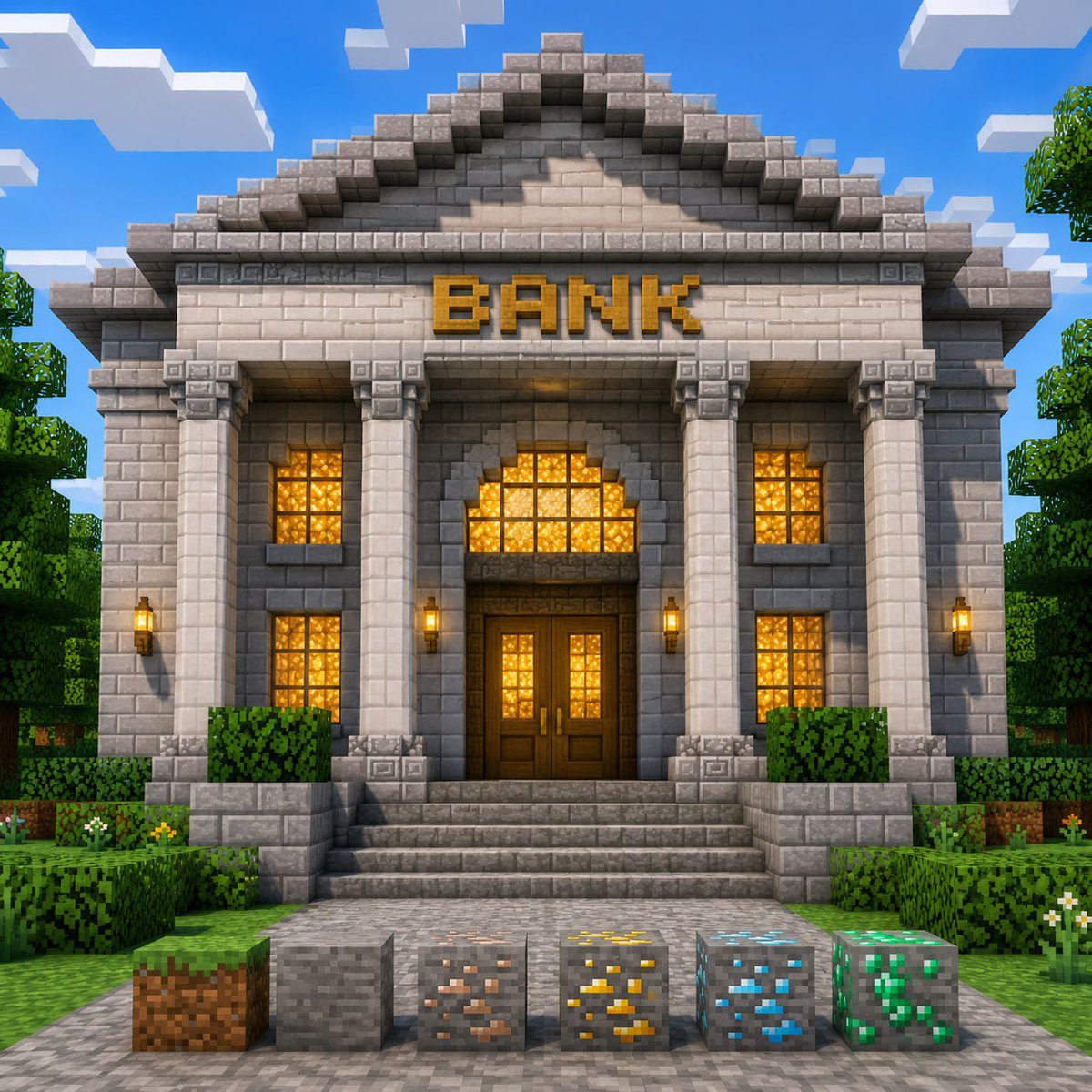 Minecraft Rustic Bank Minecraft Bank On Solana (@minecraftbank_) / Posts / X