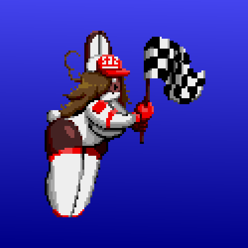 IsoKilo_'s tweet photo. Flag girl Kilo again cuz I wanted to do a bit of pixel art https://t.co/UKNvQ4KLYM