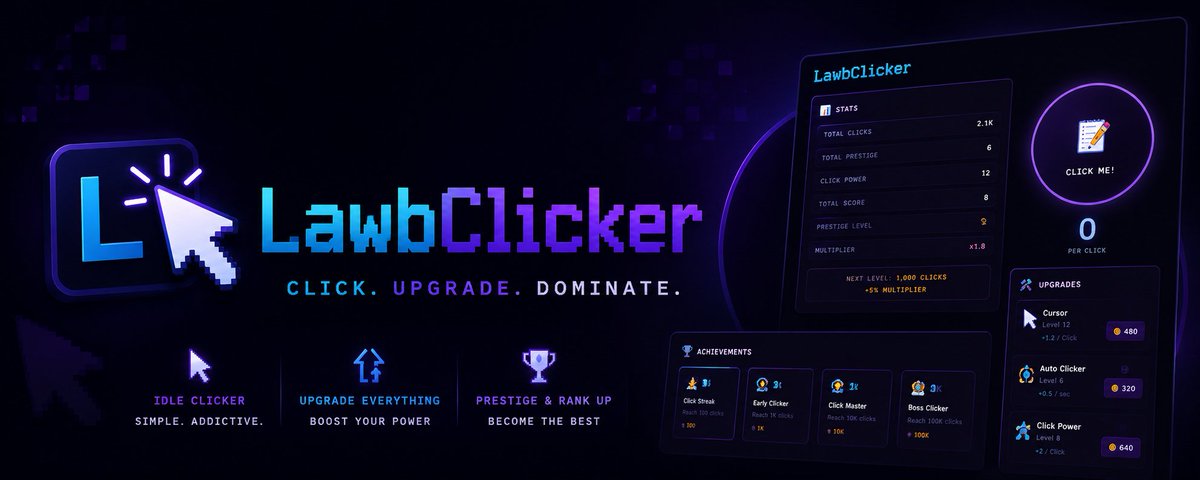 LawbClicker Game tweet media