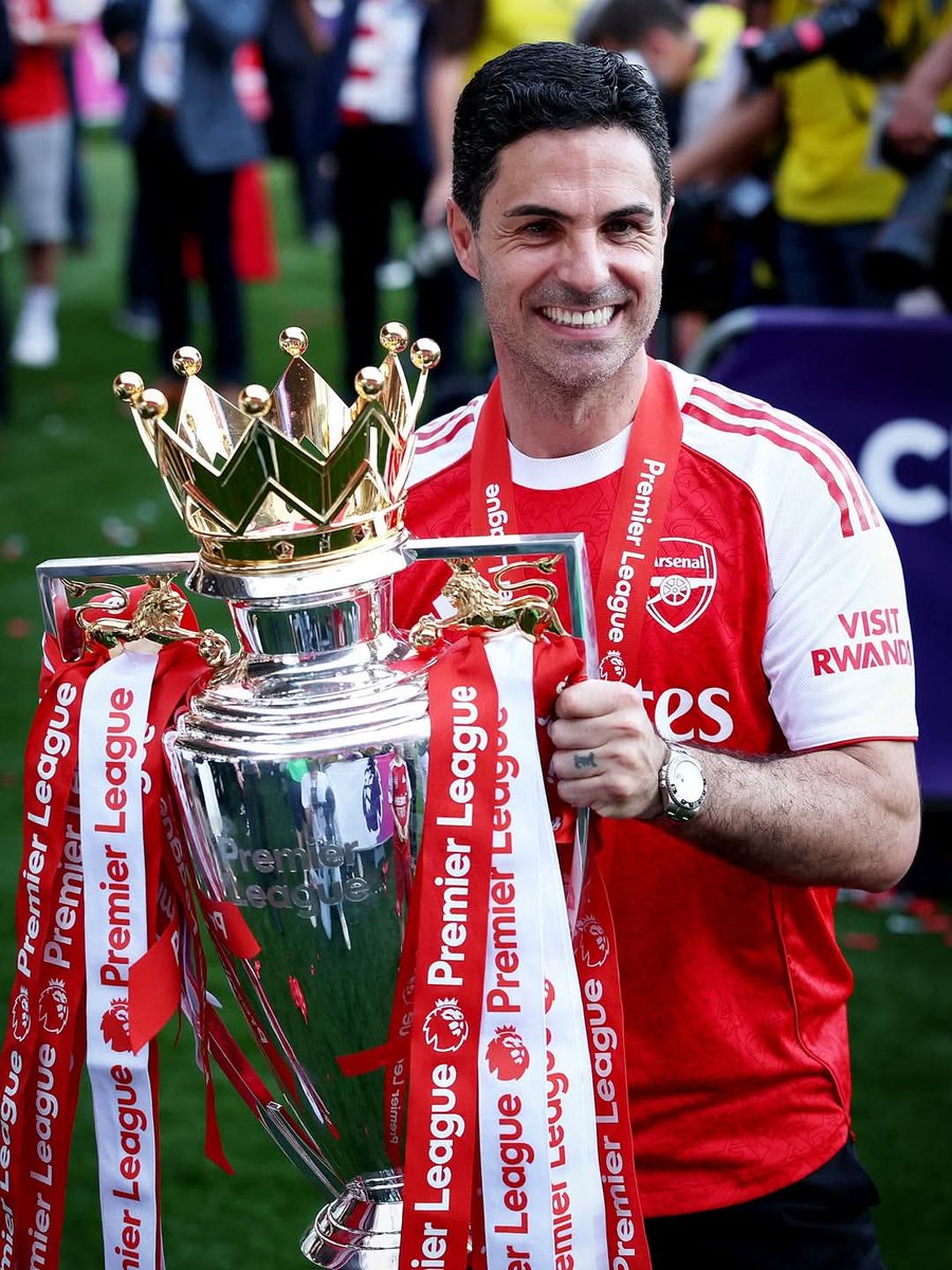 Fxlohd's tweet photo. We are officially Crowned English Premier League Champions.. 
UP @Arsenal @BukayoSaka87 #eplchampion2026 https://t.co/8Ytp97z2aI