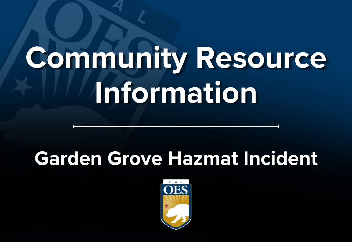 California Governor's Office of Emergency Services tweet media