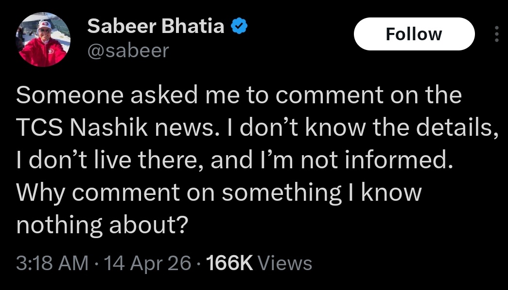 Mahesh Sudheer Sangareddy tweet media
