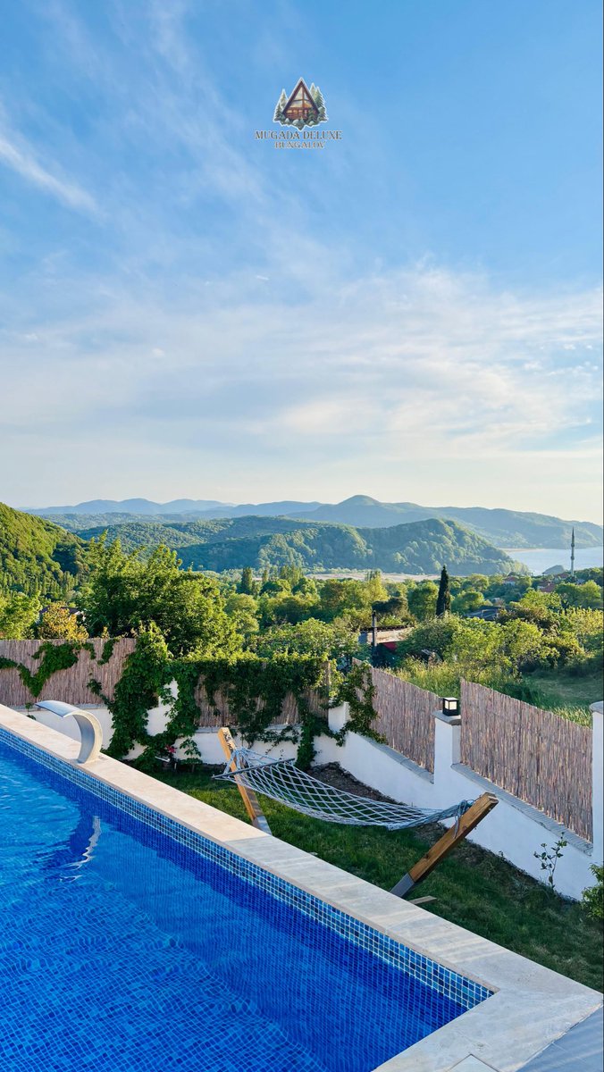 mugabungo's tweet photo. 🌿 Mugada Deluxe Bungalov, Bartın’ın huzur veren doğasında; size özel bir bungalov ile tamamen sakin, tamamen size ait bir tatil deneyimi sunuyor.

Özel ısıtmalı havuz, geniş bahçe, deniz ve doğa manzarası, ateş çukuru ve daha fazlası…

#bungalov #BartınBungalov #BungalovTatil https://t.co/rj12ceXHW6