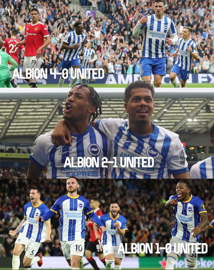 OlufunsoGudo's tweet photo. @Amad16FC How it started and how it ended for Brighton https://t.co/07u8C6SmMX