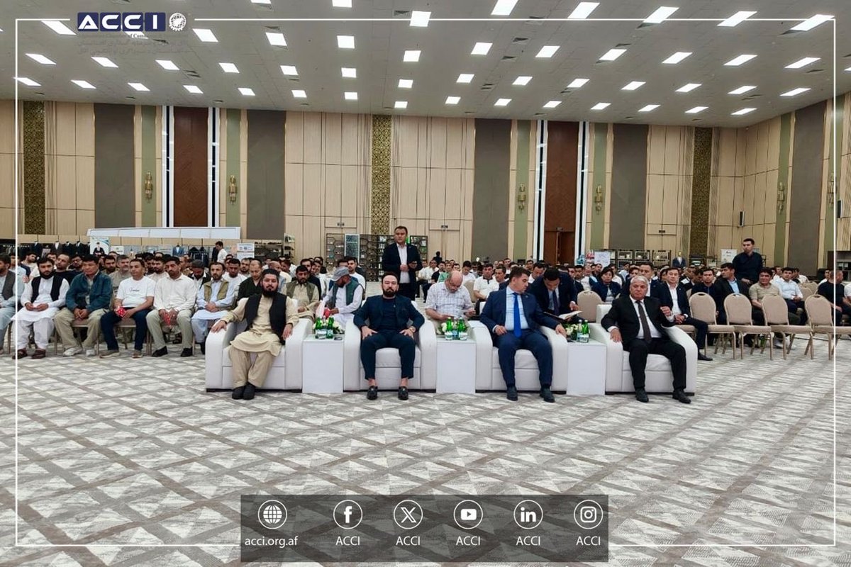 afgcci's tweet photo. ACCI Deputy for Investment led a 100-member delegation to Namangan, Uzbekistan, where B2B meetings and trade talks resulted in agreements worth $210M, strengthening bilateral trade and export cooperation. 
#ACCI https://t.co/zTaq4Ttd1e