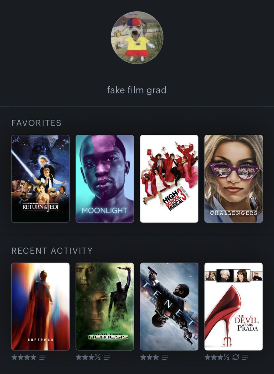 anni33b's tweet photo. they’re calling me perhaps the most unserious film major of all time https://t.co/uaq6t7bYUg