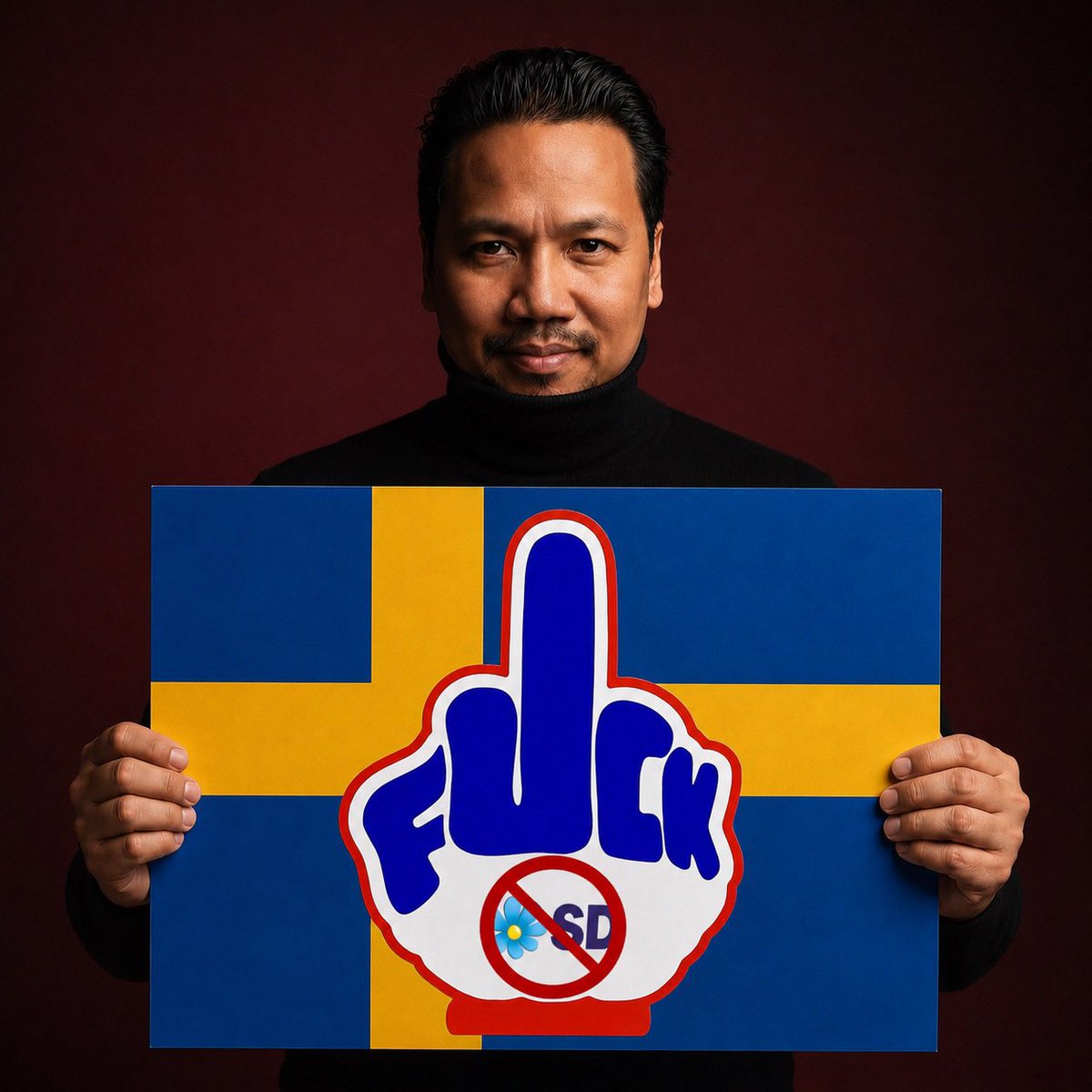 TigerPax's tweet photo. Jag har femtioelvatusen problem men att öppet avsky rövhattiga rasistiska och fascistiska svärjisar till SD sympatisörer är inte något av dom.
#fuckswedendemocrats #antifa #viral https://t.co/5yOaTft3Gs