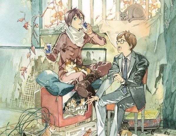 SaveMizuchi's tweet photo. Adachitoka use colors so beautifully. I miss seeing new art so much. :( #Noragami https://t.co/6rraxiY3O8