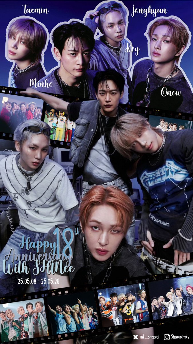 mk_shawol's tweet photo. Terima kasih telah  tumbuh, bertahan, dan terus kasih musik serta kenangan terbaik buat kami 🩵✨ @SHINee 

#Happy_SHINeeDay
#SHINee_18th_Debut_Anniversary https://t.co/N6gxPL4HbH