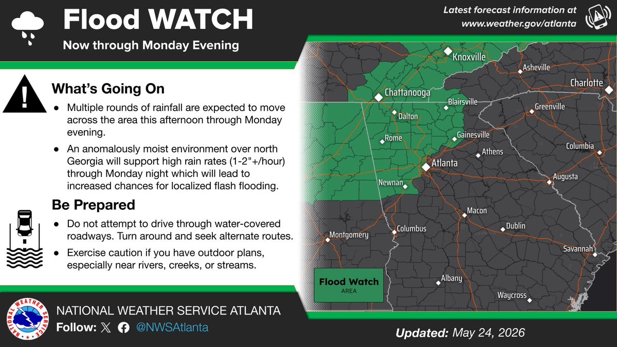 NWS Atlanta tweet media