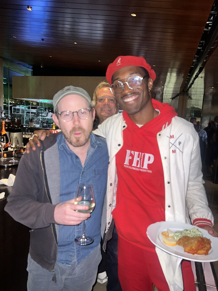 directordaddyy's tweet photo. Last year I ran up to Ari Aster, Jerrod Carmichael, and Bo Burnham at an AMC and told them to watch my short film Supernigga and about my company Fuck Hollywood Productions. A few weeks later I ran into Ari at Bradley Coopers NYFF premiere and he said they loved my film ๐ซก https://t.co/FhCSZrwjJu
