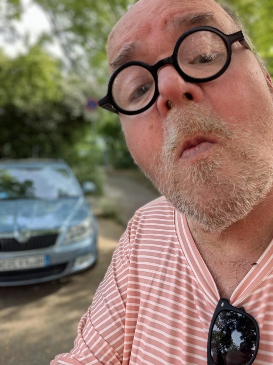 verweiser's tweet photo. „Geh mal raus, das Wetter genießen“, haben sie gesagt. „Es ist total erfrischend“, haben sie gesagt. Spoiler: Es ist schwül, die Pollen fliegen und ich will sofort wieder zurück in die Arktis. ☀️🥵 #Sommer #Heuschnupfen #Mimimi #HotDays https://t.co/v8Yvb5AhQB