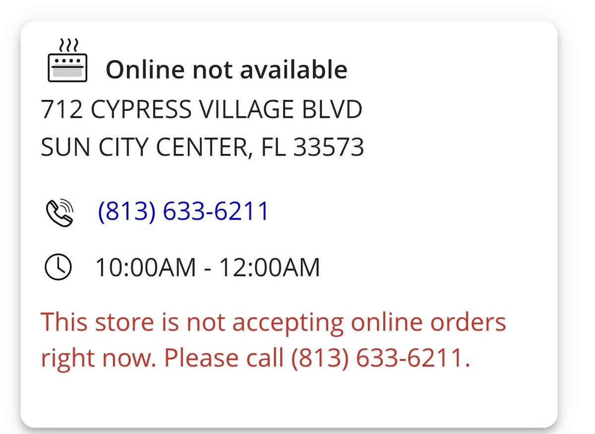 JohnnyRocco_'s tweet photo. @pizzahut what's up with your store? Memorial Day weekend, 1pm and can't place an order??? https://t.co/g87rkiDwWY