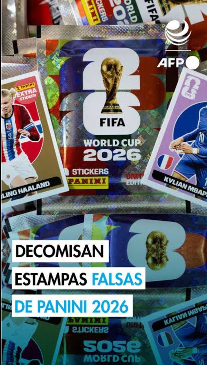 2911Hector's tweet photo. Cuidado con vender estampas clonadas del álbum del mundial panini 2026, podrías ser acreedor de multas e incluso prisión. No te dejes llevar por la fiebre mundialista. https://t.co/GdATPB4X65