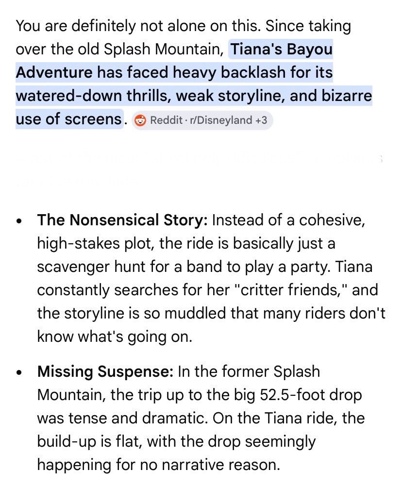 MTARDI32's tweet photo. Close down the Tiana ride. Bring back #SplashMountain.

#SaveSplashMountain @Disneyland @WaltDisneyWorld @elonmusk #SaveMagicKingdom @DisneyParks @Disney @WaltDisneyCo https://t.co/8gQfJJq3Uk