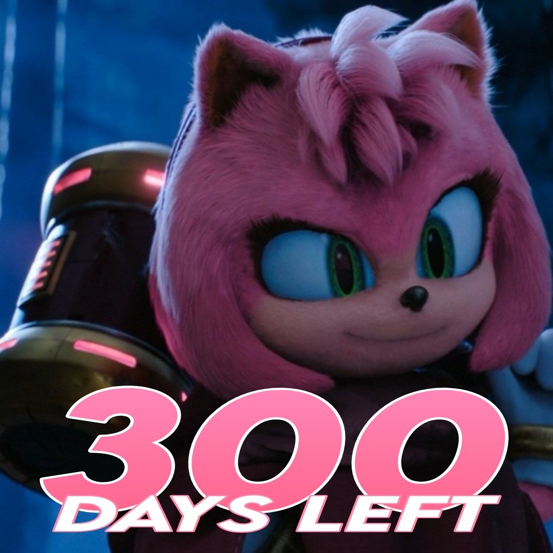 SonicCountdwn's tweet photo. Hey everyone! Hoping y'all are having a wonderful day!

300 days until #SonicMovie4 ! https://t.co/WBJoo4h5Kt