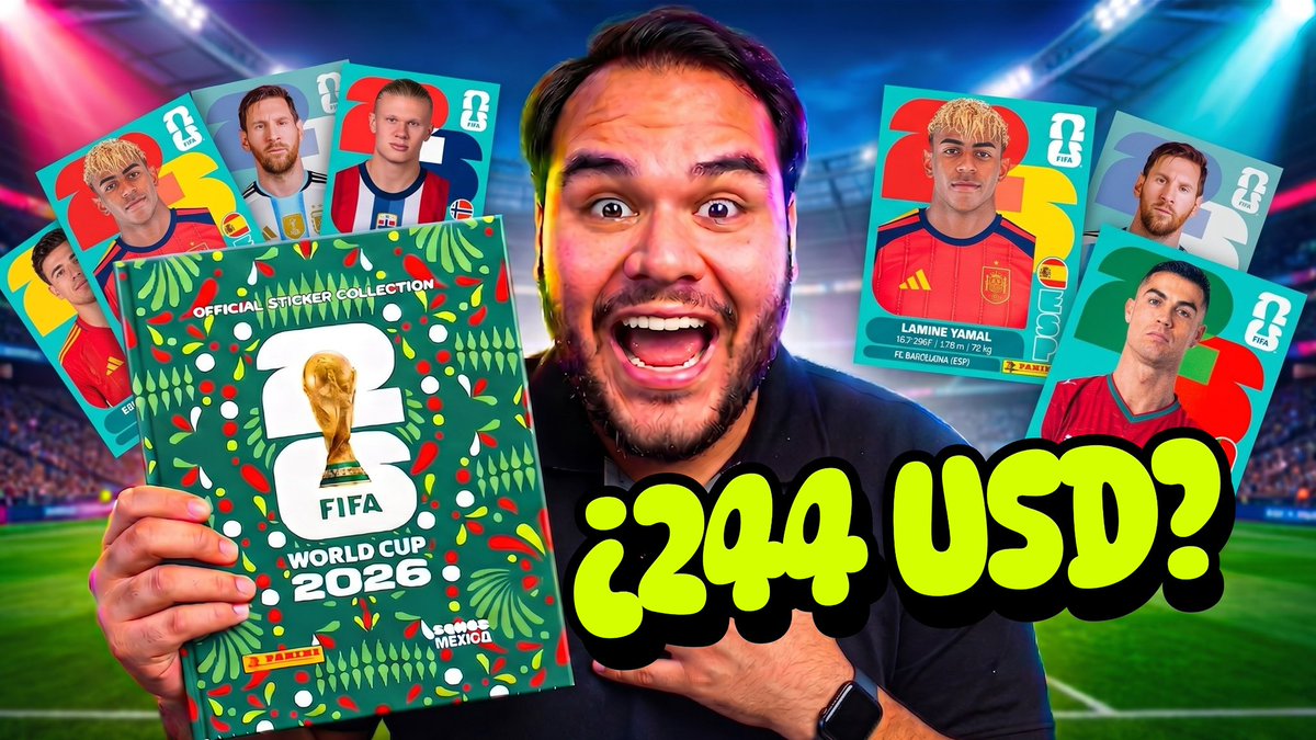 diego_plago's tweet photo. Nuevo video 😳💰
Llené el álbum del Mundial… y gasté más de...🤯
Ya está en mi canal 🔥DiegoPlaGo | Collections 
https://t.co/dyo2cPIpWj https://t.co/BTrFmOoKAH