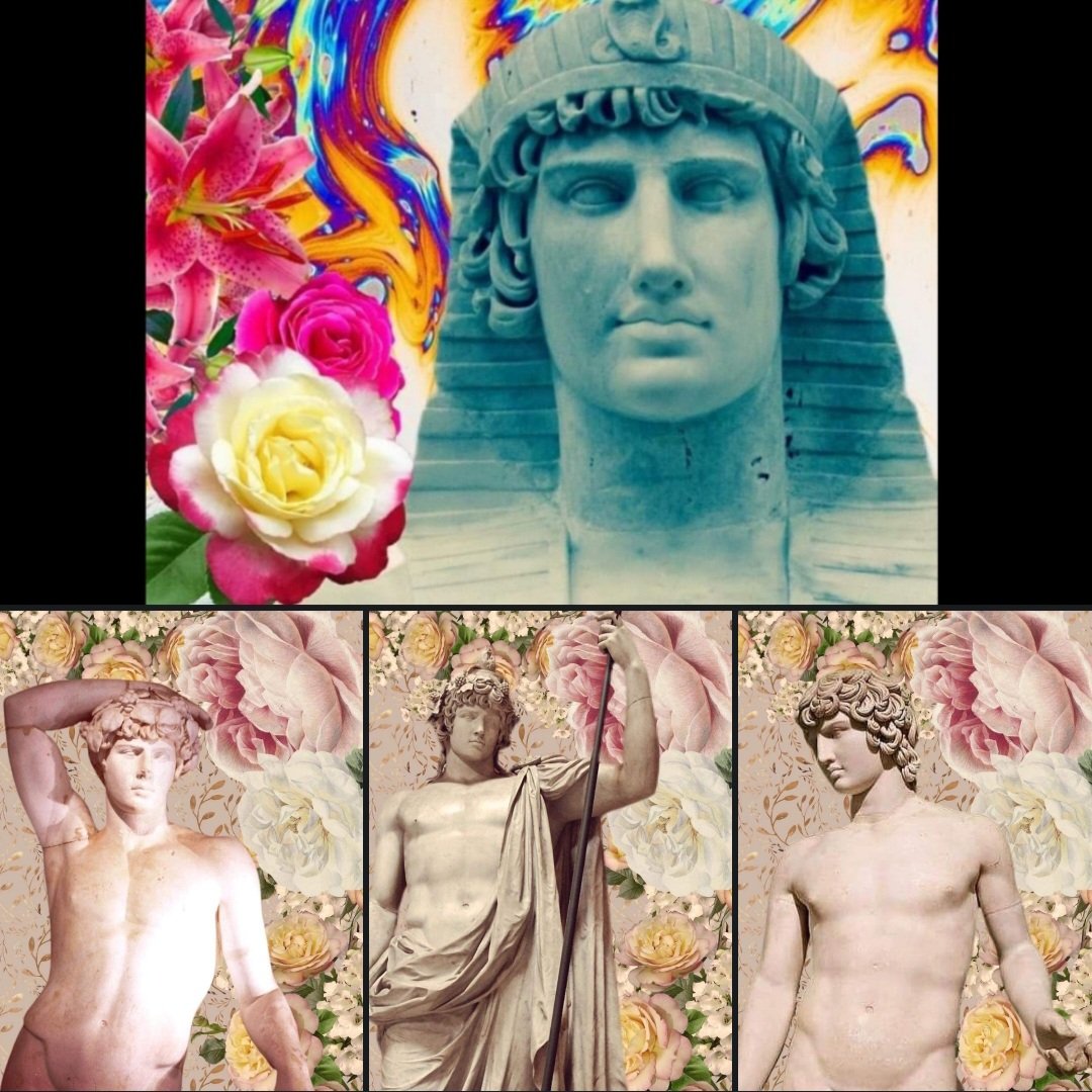 antinousgaygod's tweet photo. 🪷 At the ancient Roman spring time festival of roses, the #Rosalia (modern #Pentecost), we remember that #Antinous lives! Antinous is you! You are Antinous, the ancient/modern god of Sacred #Homotheosis. What's that? Find out here: https://t.co/GwDbH3jxVF (Art: #MirandaBaggins) 🪷