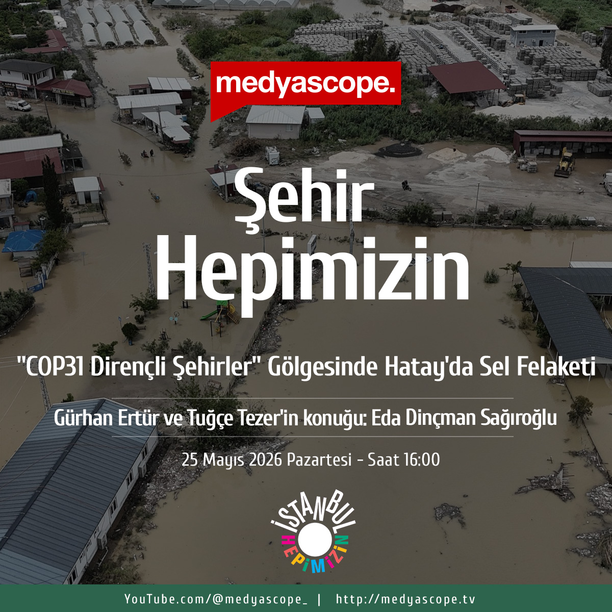 gurhaner's tweet photo. Şehir Hepimizin Programında konuğumuz Antakyalı öğretmen Eda Dinçman Sağıroğlu ile Hatay'daki sel felaketini, mutlak butlan kararını, Bilgi Üniversitesi'ni konuşacağız.
Medyascope TV’de 25 Mayıs Pazartesi saat 16:00’da.
Arşivler: https://t.co/XM002CUAyd
https://t.co/rSuTUc4qgD https://t.co/cJk8mE94gG