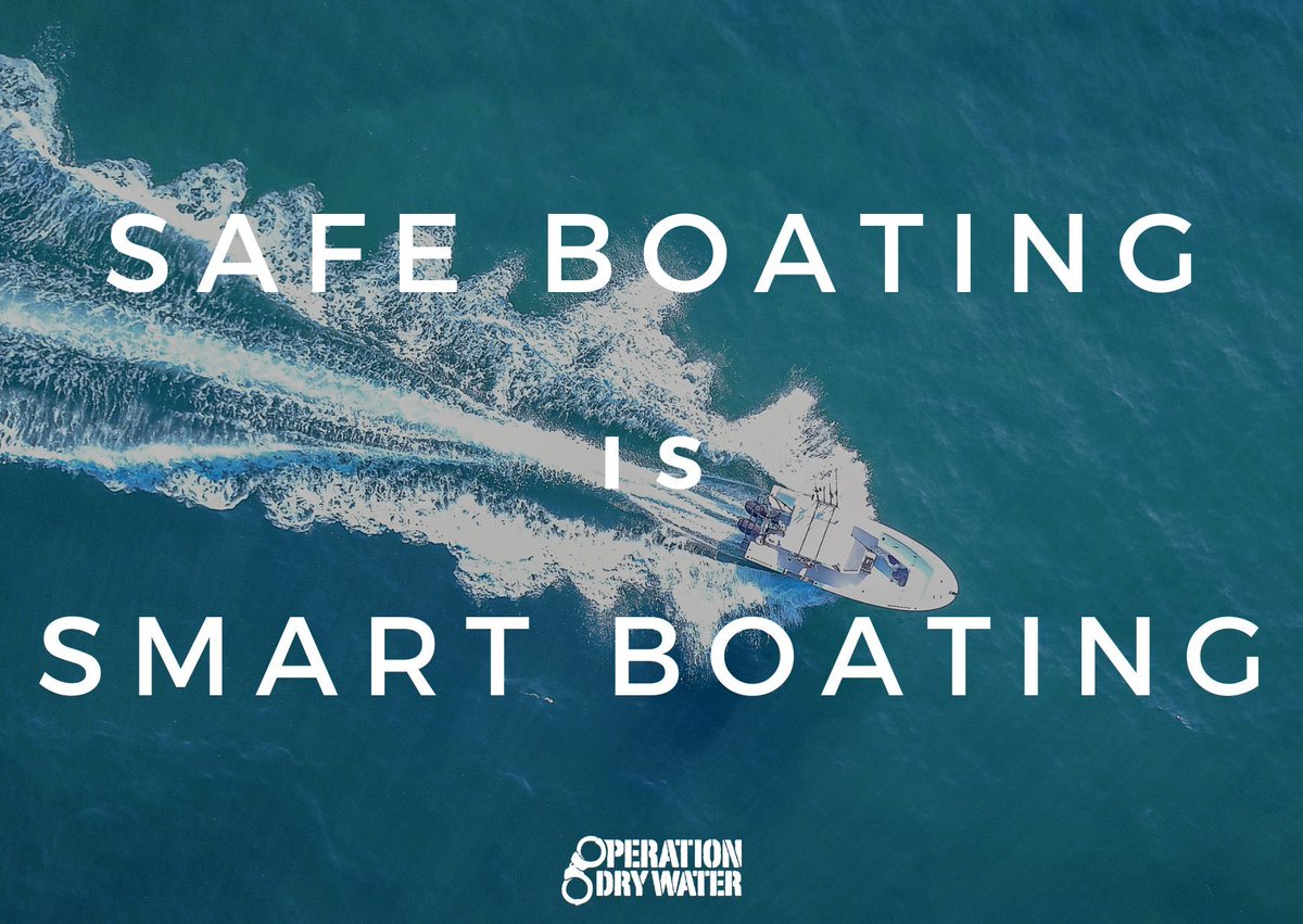 OpDryWater's tweet photo. Safety should always come first on the water. Before heading out, make sure you and your passengers are prepared for unexpected situations by having the proper equipment and a plan in place. #OpDryWater https://t.co/ZJfdZnvmhr