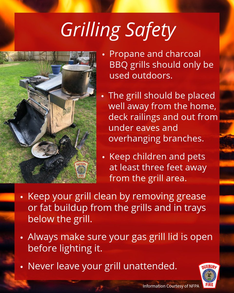 DXFD_PIO's tweet photo. Please keep these grilling safety tips in mind as you start up your grill this summer. ⁠
⁠
#DXFD #Grilling #GrillingSafety https://t.co/rJI3tVJaiZ