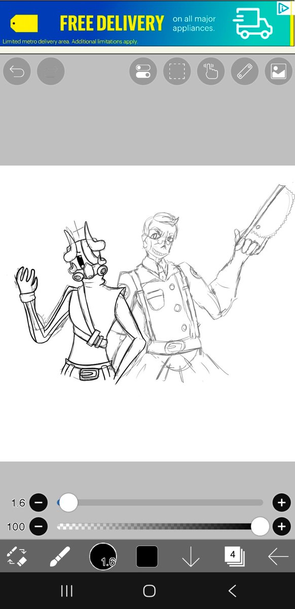 LegalizeDaNukez's tweet photo. @tasyakura_art Working on some silly fandom crossover fanart. I was bored https://t.co/Fd9Eyxnde2