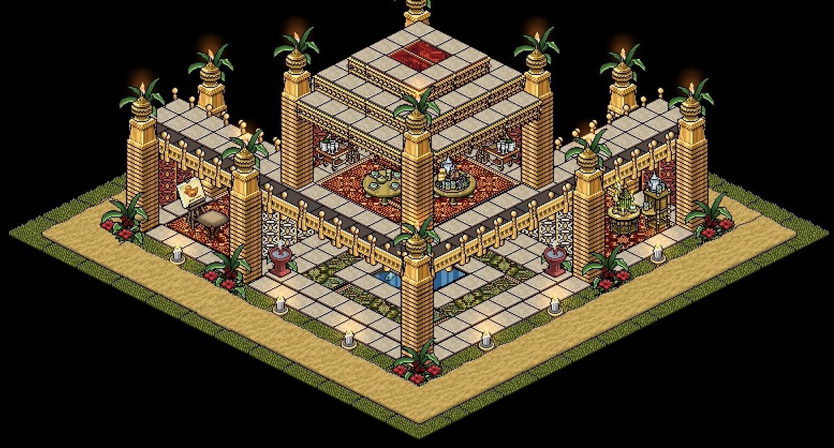 FormulatedMess's tweet photo. The Sultan’s Palace 🕌✨

#HabboHotelOrigins https://t.co/LKqQjDV6va