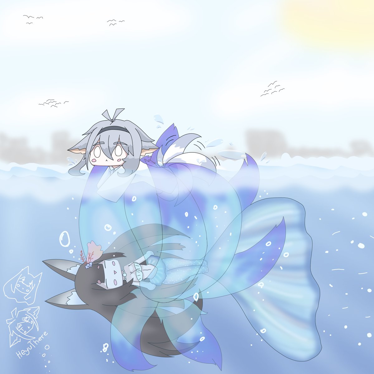 HeyuThere77's tweet photo. Weekly Tosa!!!
Under The Sea!

#アズールレーン #AzurLane #碧蓝航线 #アズレン https://t.co/aFeqFx6qO6