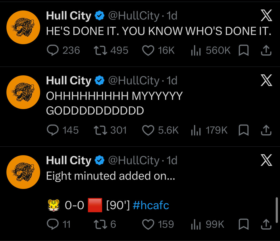 MikeHull84's tweet photo. Hang it in the Louvre 😍😎 #hcafc https://t.co/WO3N9xOjut