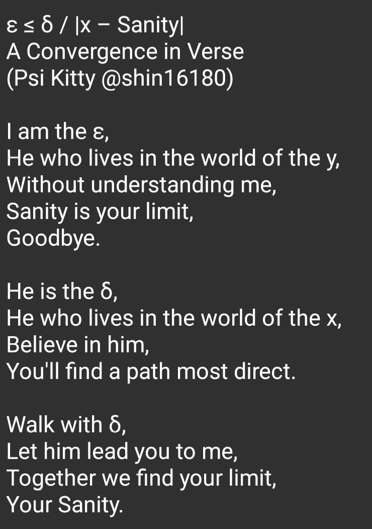 Shin16180's tweet photo. #CreativeMath iff #CreativeWriting https://t.co/KT57v2z3Or