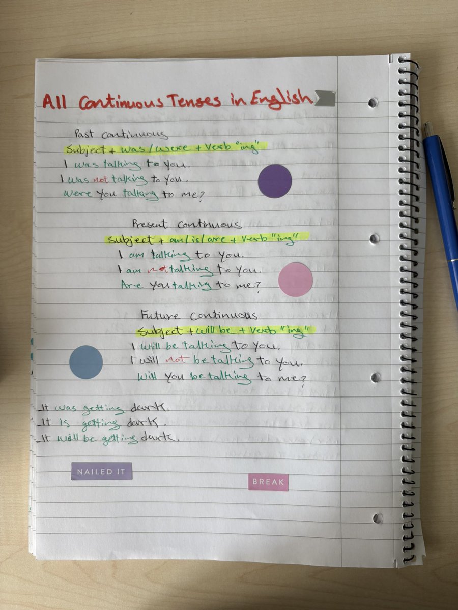 ghimv35's tweet photo. اليوم راجعت الازمنه باللغه الانجليزيه 🇬🇧📝
لان عندي اختبار يوم الخميس الجاي ولزم أكون متدربه على كثير قواعد واهمها الازمنه وكيف نستخدمهم. https://t.co/xuJlSVSvkG