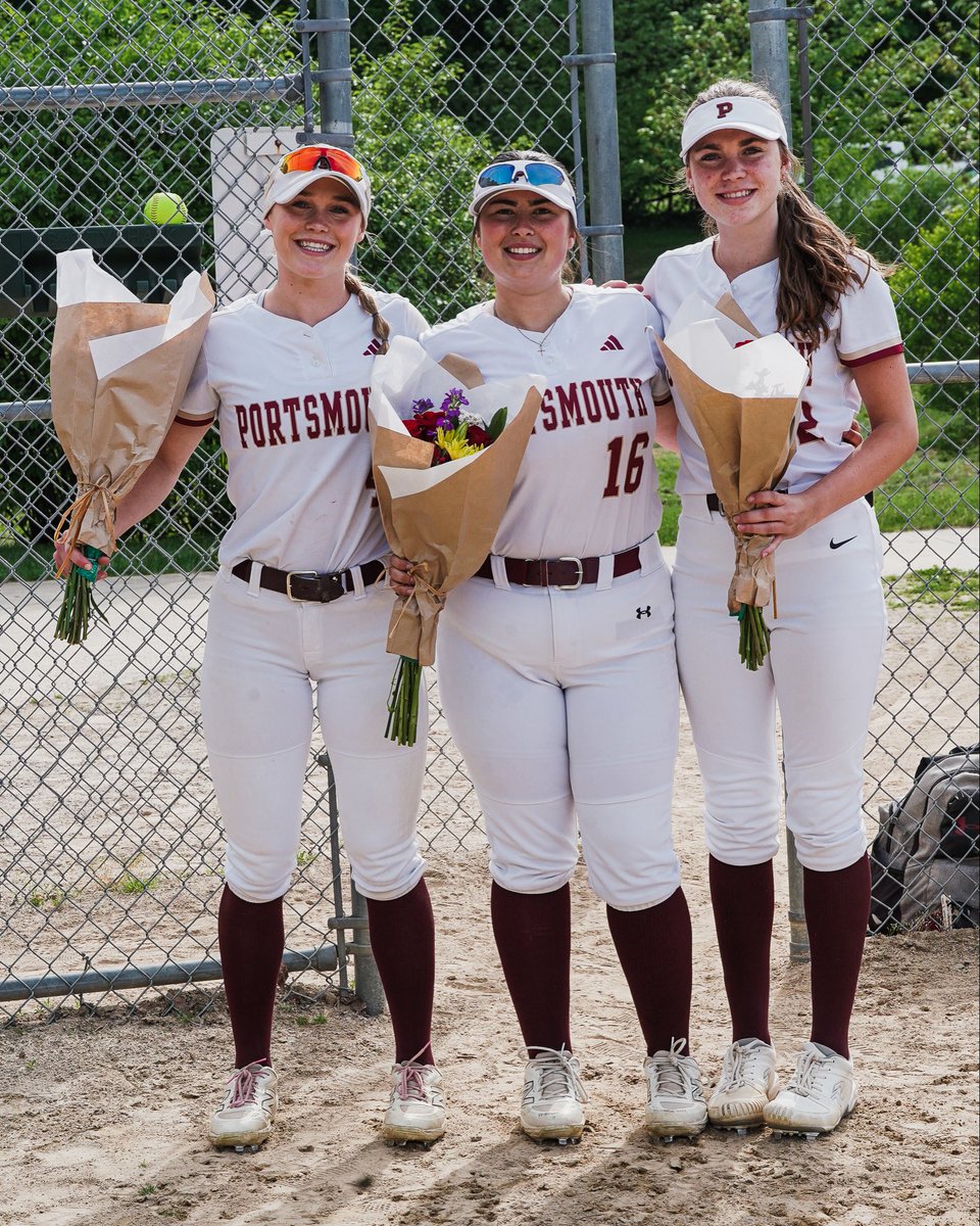 PHSVSoftball's tweet photo. What a night for Portsmouth Softball. 

Senior Night 2026 was a huge hit as we celebrated Emi Greco, Laura Milks, and Sarah Sokolnicki surrounded by an amazing community, family, friends, and youth softball players from Portsmouth, Rye, and Greenland.

@Laura_Milks  #seniors https://t.co/J273REq0cR
