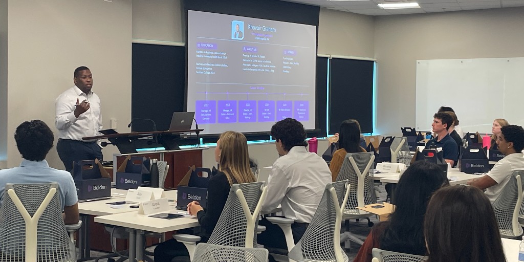 BeldenInc's tweet photo. Summer’s here—and so are our 2026 #BeldenInterns. Nearly 40 bright minds from 15+ universities are kicking off a 12-week program across multiple locations, starting in the Indianapolis area. Can’t wait to share their journey. #BeldenCareers #2026Interns https://t.co/l1P95SN0wT