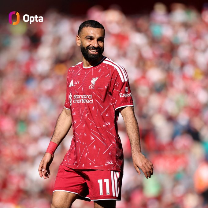 OptaArabi's tweet photo. 93 - قدم محمد صلاح تمريرة حاسمة للمرة 93 مع ليفربول في الدوري الممتاز، مُتجاوزًا الـ92 تمريرة حاسمة لستيفن جيرارد، ليصبح أكثر من قدم تمريرات حاسمة لليفربول في هذه البطولة. منفردًا. https://t.co/kMPb8wR0tV