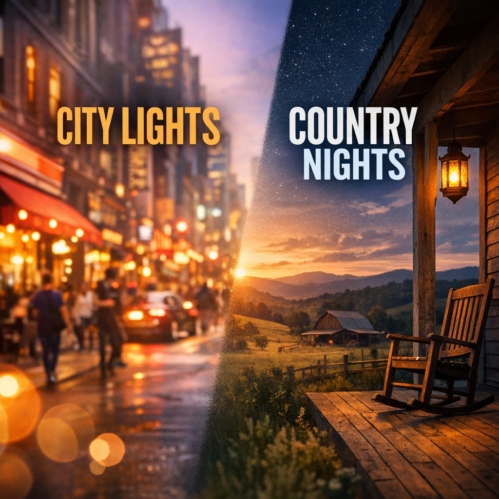 RachelReaRealty's tweet photo. City lights or country nights? 🏙️🌾 When buying a home, what matters more to you: walkability and convenience or space and quiet? https://t.co/oLAwuJLDlw